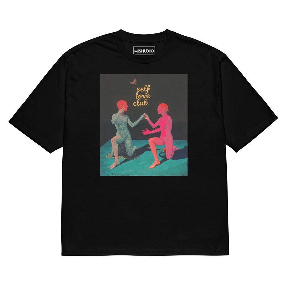 Unisex Black Graphic Tee